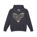 Hands Framing Galaxy Hoodie | Inspirational Heart Text Hoodie