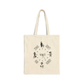 Time Don't Wait for Nobody tote bag | vintage clock silhouette design