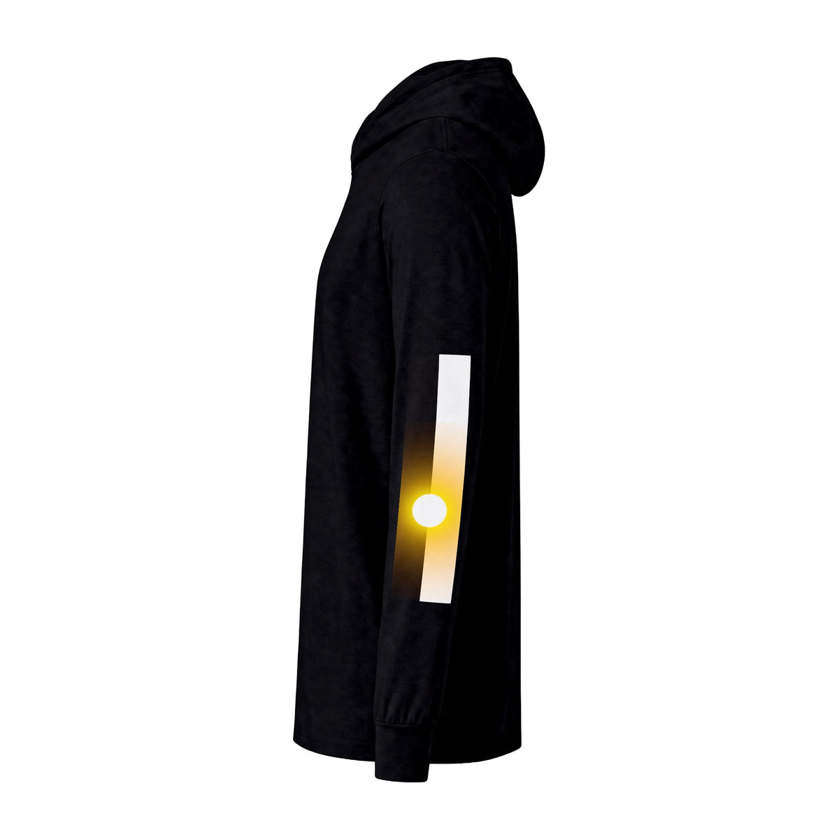 Yin Yang Moon Sun Face Hoodie | Celestial Minimalist Graphic Long Sleeve