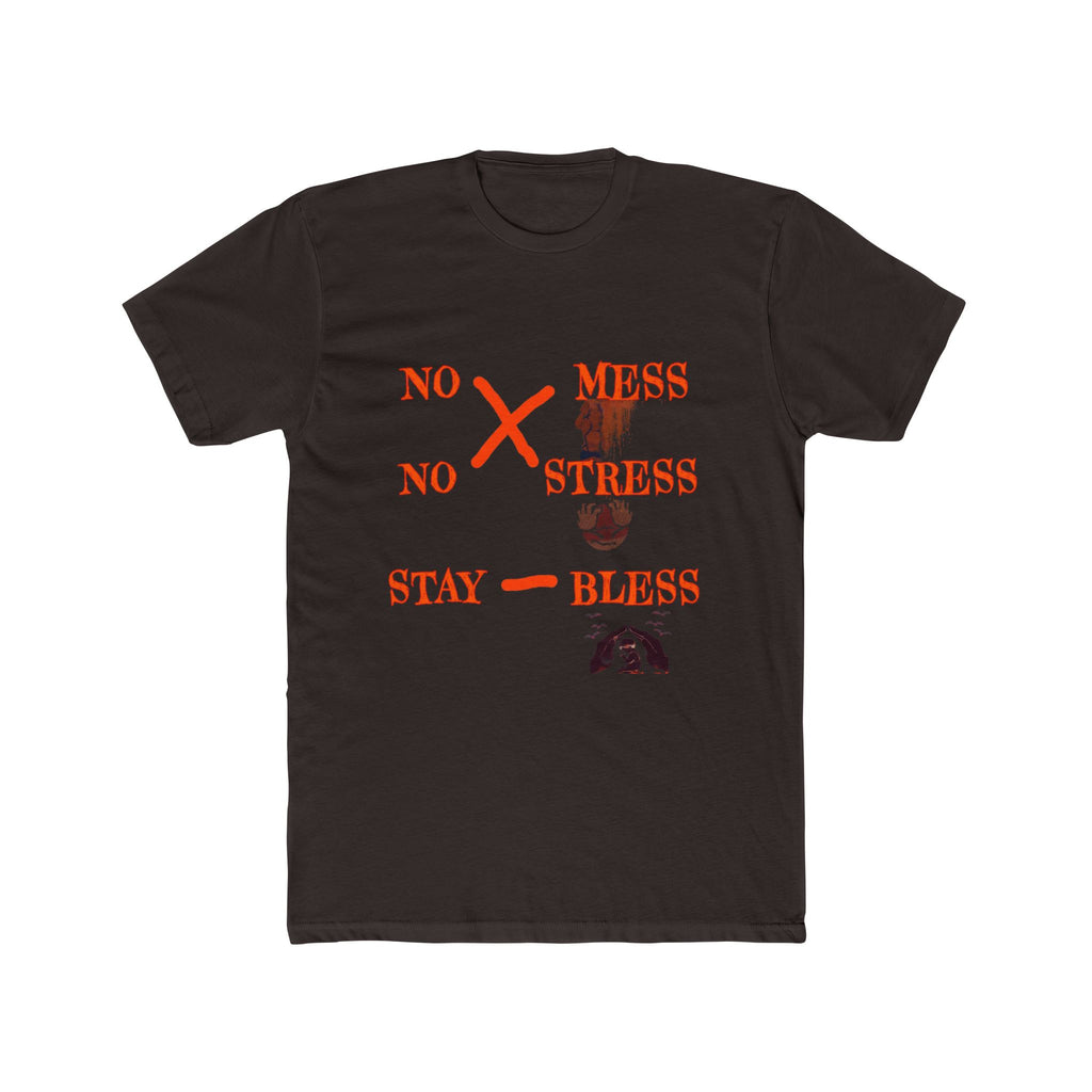 No Mess No Stress Stay Bless T-Shirt | Graphic Tee, Positive Message